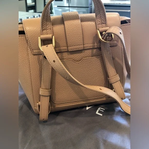 Pre-owned SENREVE Mini Maestra - Dolce leather/ Butterscotch color Gold hardware - Picture 2 of 9